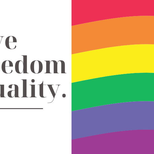 Gay Pride, Celebrating Love, Freedom & Equality