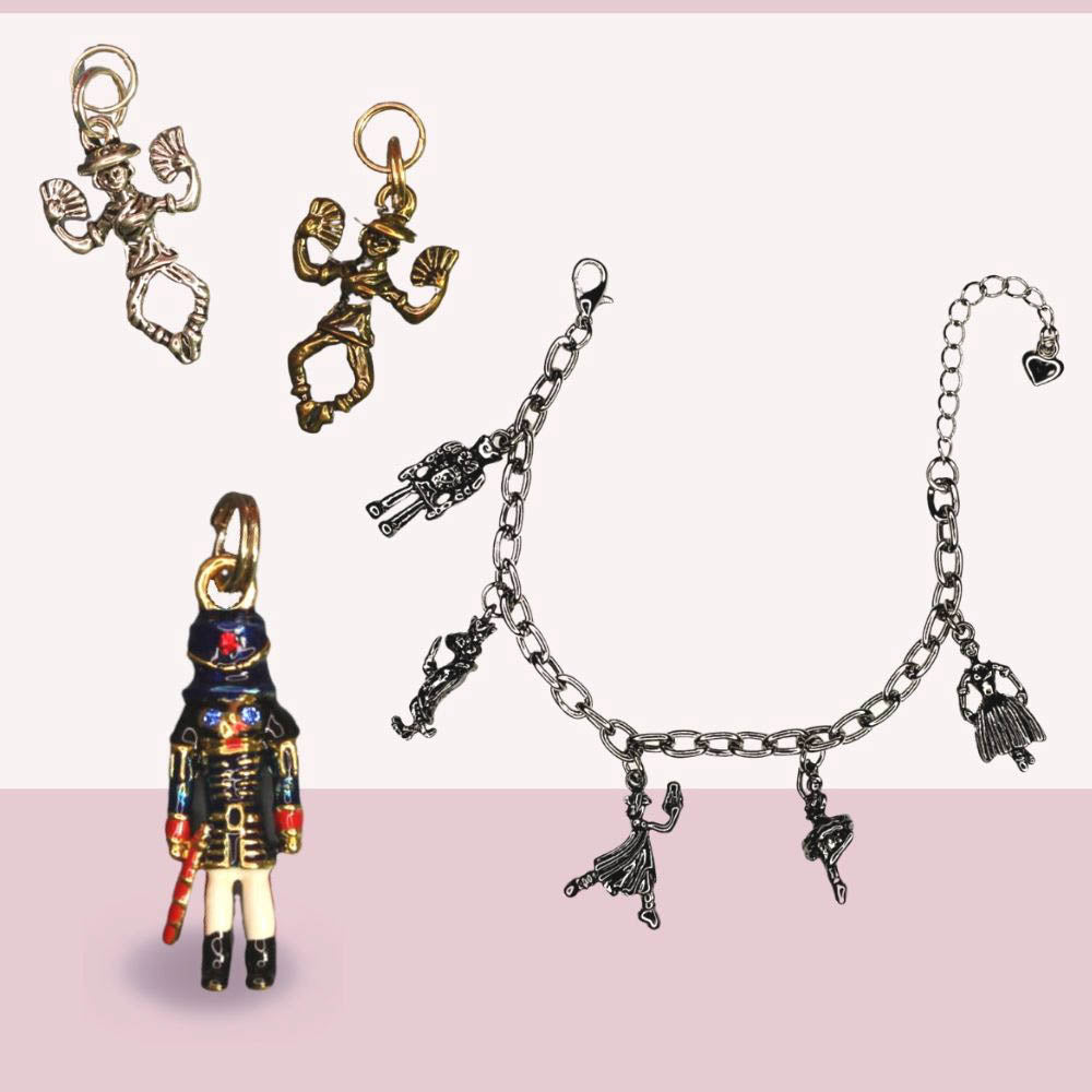 Ballerina and Nutcracker Charm gifts your special girl will love to wear