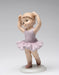 Porcelain Hands Up Ballet Girl in Lavender Dress Figurine - Nutcracker Ballet Gifts
