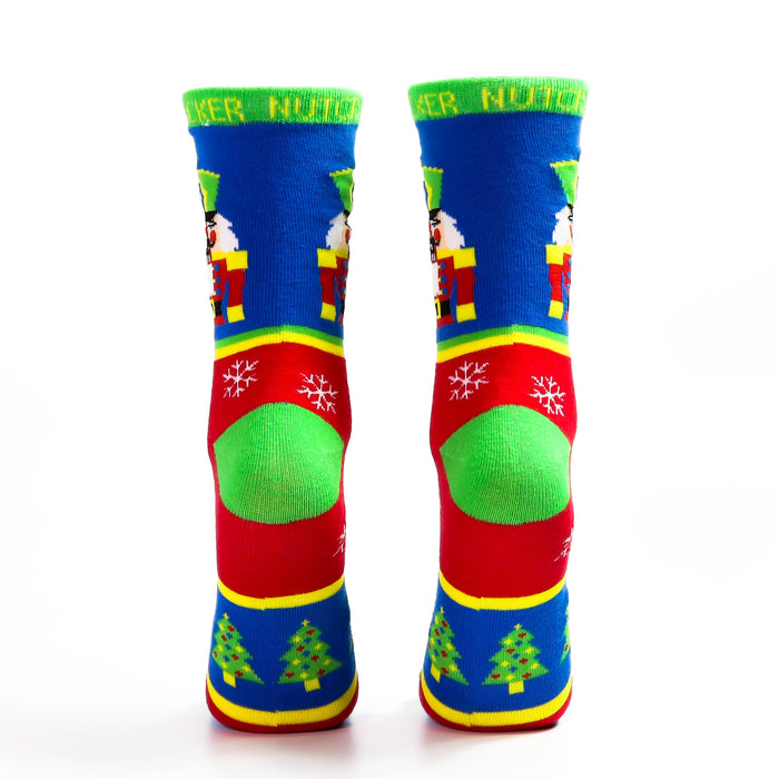 Multicolor Christmas Nutcracker Light Weight Sock - Nutcracker Ballet Gifts