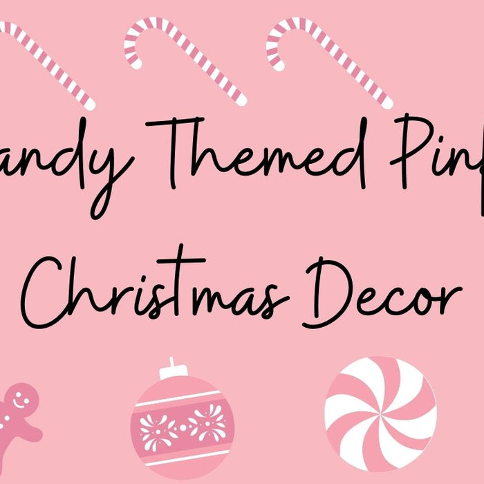 Candy Themed Pink Christmas Decor