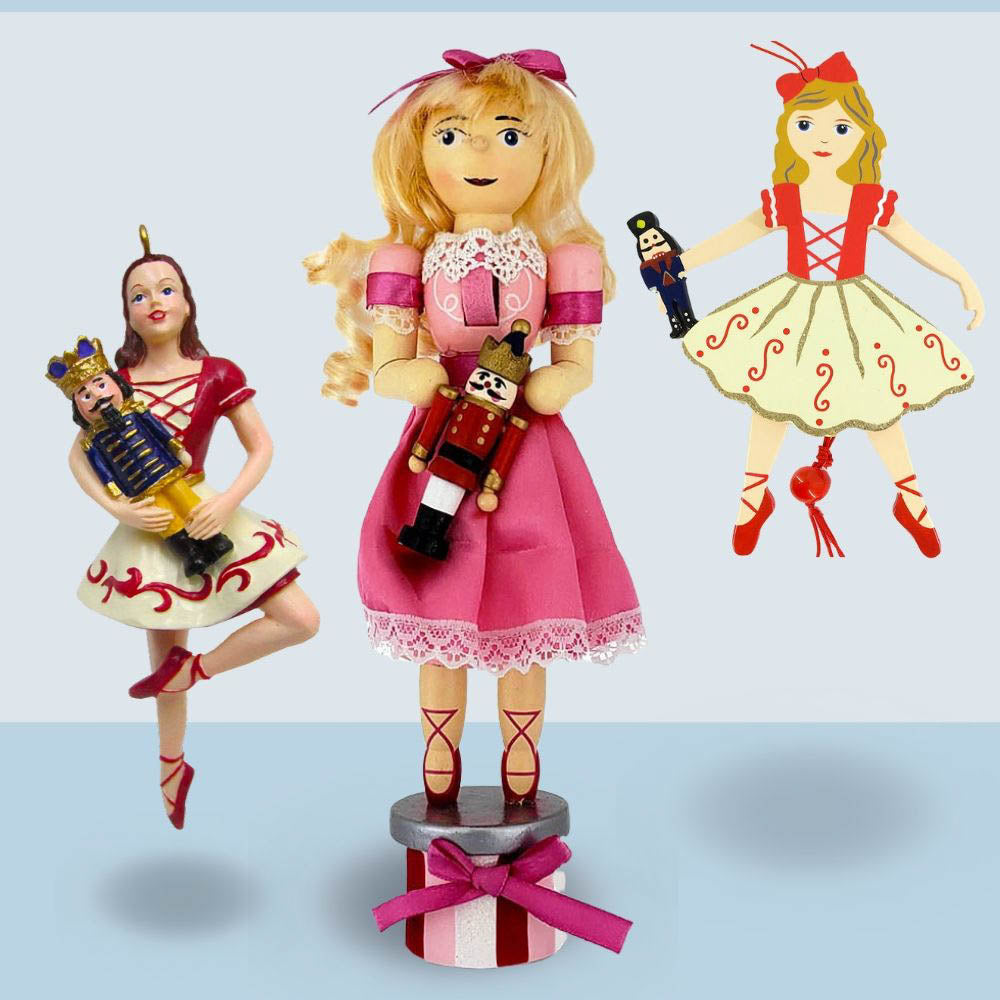 The Clara Collection of dolls, nutcrackers and ornaments