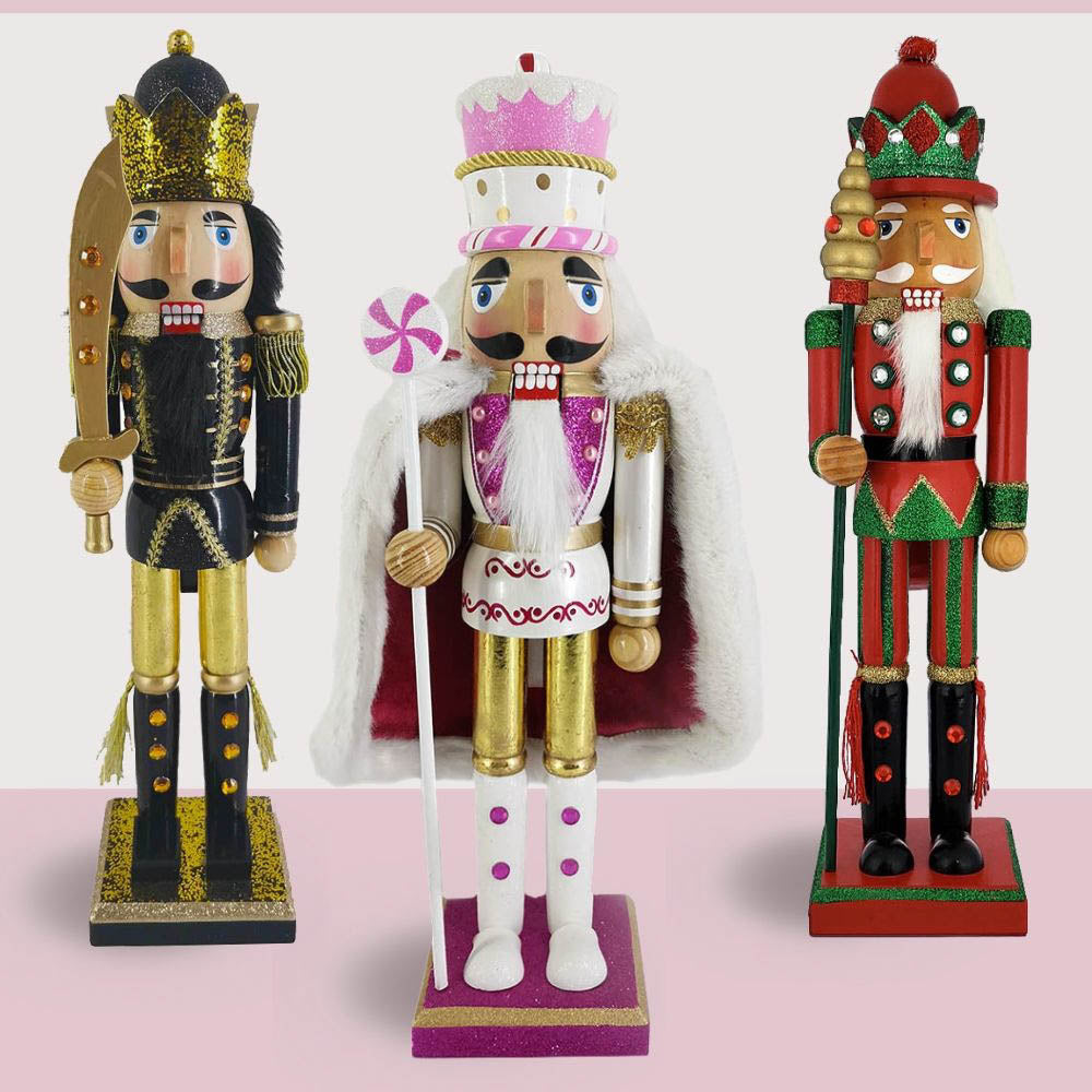 Nutcracker King Collection with majestic hats for your Christmas decor
