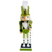 Trendy Chartreuse Soldier Nutcracker – 10‑Inch Candy Cane Staff Décor & Gift Piece-Nutcracker Ballet Gifts