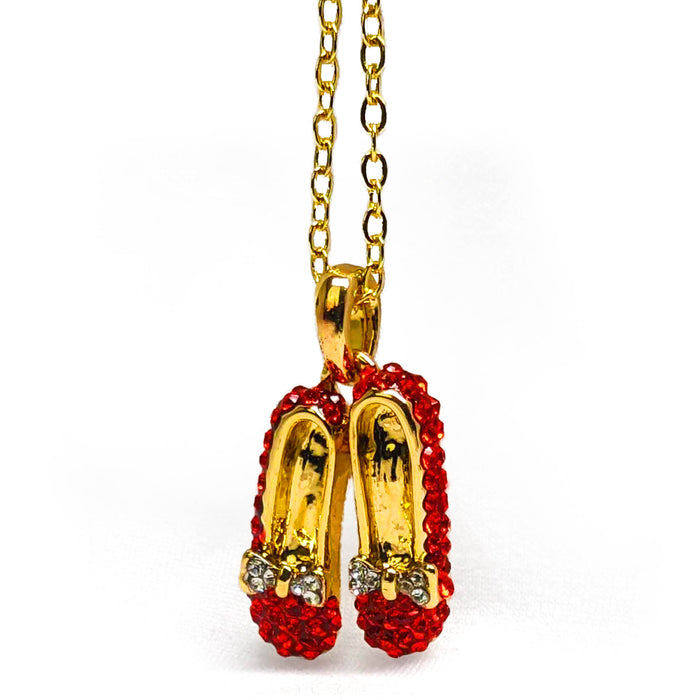 Wizard of Oz Themed Ruby Red Slippers Necklace-Nutcracker Ballet Gifts