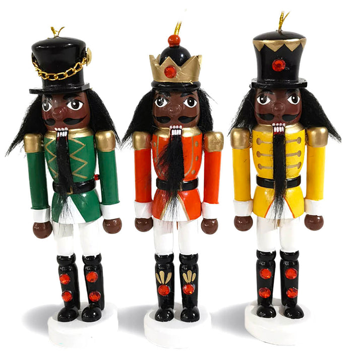 Colors of Africa Set of 3 Nutcrackers