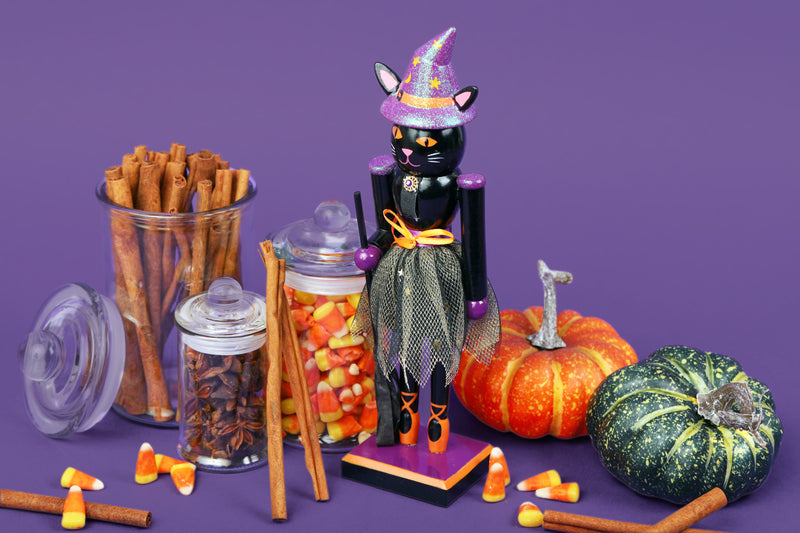 Kitty Witch and Halloween Ornament Bundle-Nutcracker Ballet Gifts