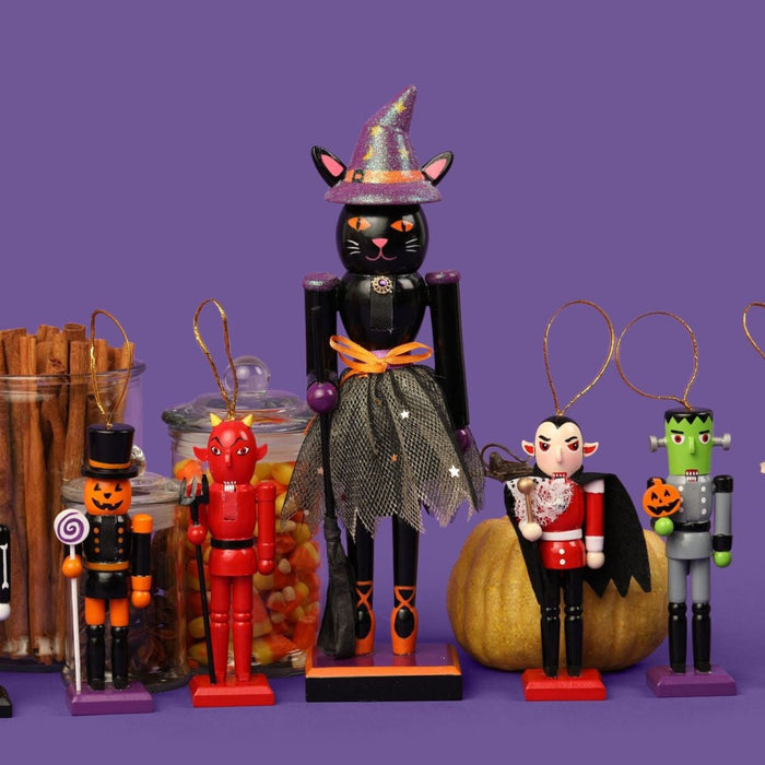Kitty Witch and Halloween Ornament Bundle-Nutcracker Ballet Gifts