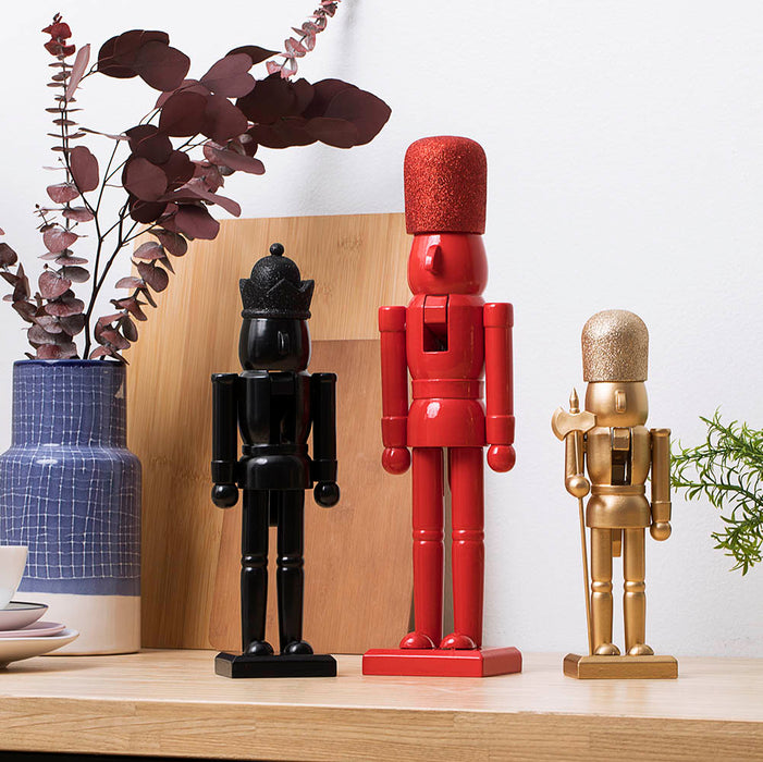 Large Solid Color Nutcracker