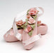 Porcelain Pointe Ballet Slippers with Pastel Flowers 2 inch - Nutcracker Ballet Gifts