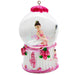 Mini Ballerina Pink and White Snow Globe Ornament - Nutcracker Ballet Gifts