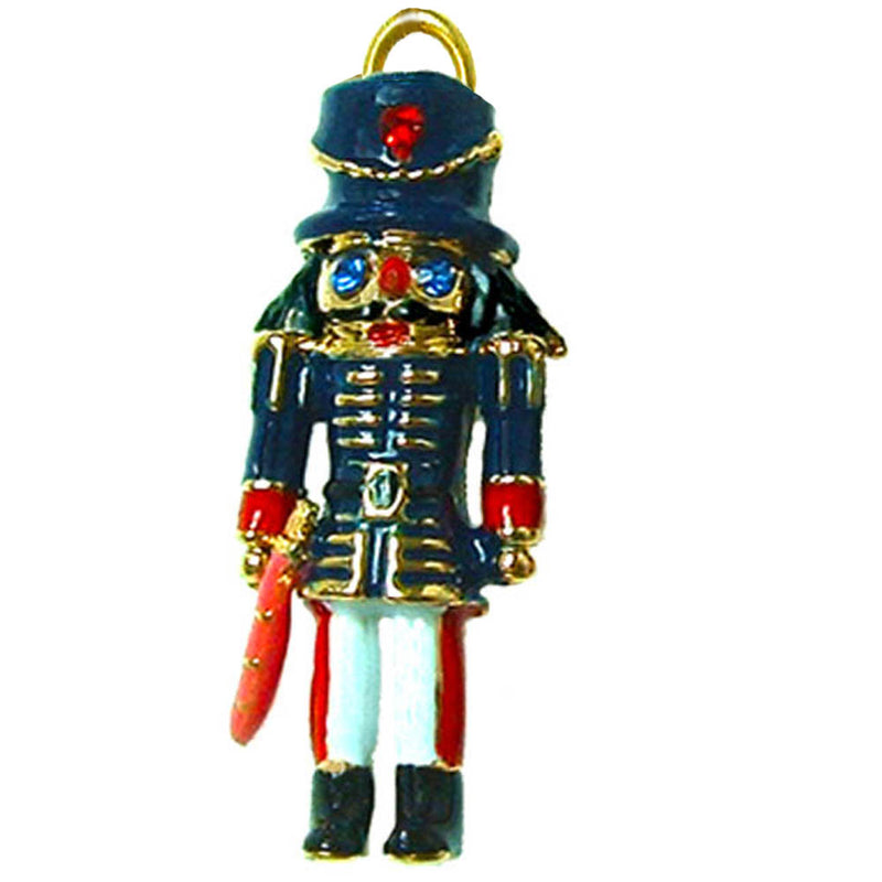Enamel Nutcracker Soldier Charm for Bracelet - Nutcracker Ballet Gifts
