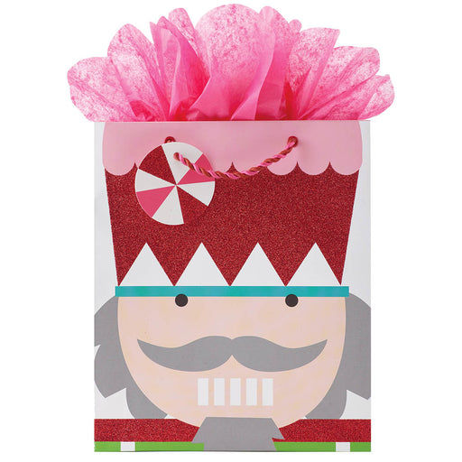 Christmas Nutcracker Sweet Gift Bag with Pink Tissue-Nutcracker Ballet Gifts