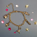 Nutcracker Characters Five Charms in Gold Charm Bracelet - Nutcracker Ballet Gifts