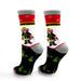 Classic Mouse King Holiday Background Black White and Red Sock - Nutcracker Ballet Gifts