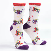 Nutcracker and Mouse King Fight Scene Light Weight Sock - Nutcracker Ballet Gifts