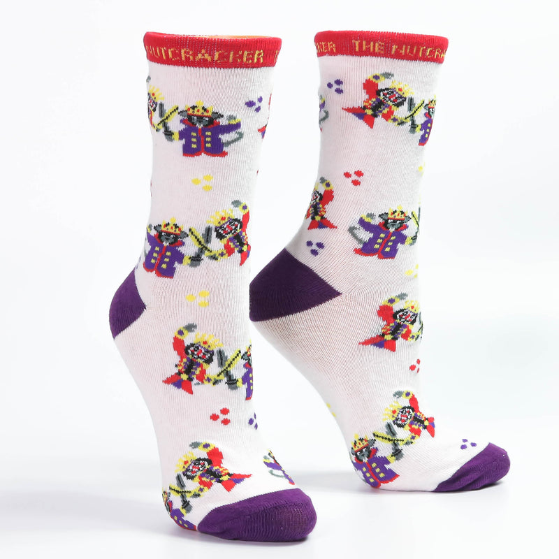 Nutcracker and Mouse King Fight Scene Light Weight Sock - Nutcracker Ballet Gifts