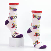 Nutcracker and Mouse King Fight Scene Light Weight Sock - Nutcracker Ballet Gifts