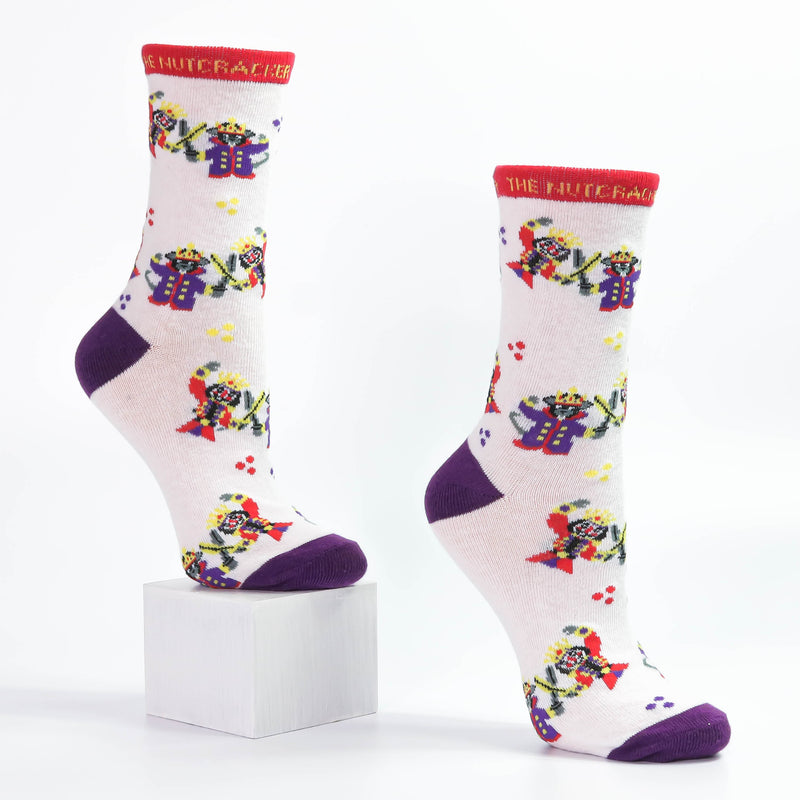 Nutcracker and Mouse King Fight Scene Light Weight Sock - Nutcracker Ballet Gifts