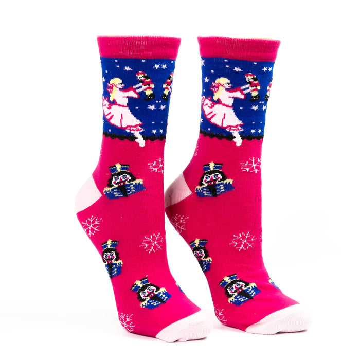 Novelty Joke Ballerina Ballet Socks Pink Size UK 3-7 Christmas Stocking  Filler
