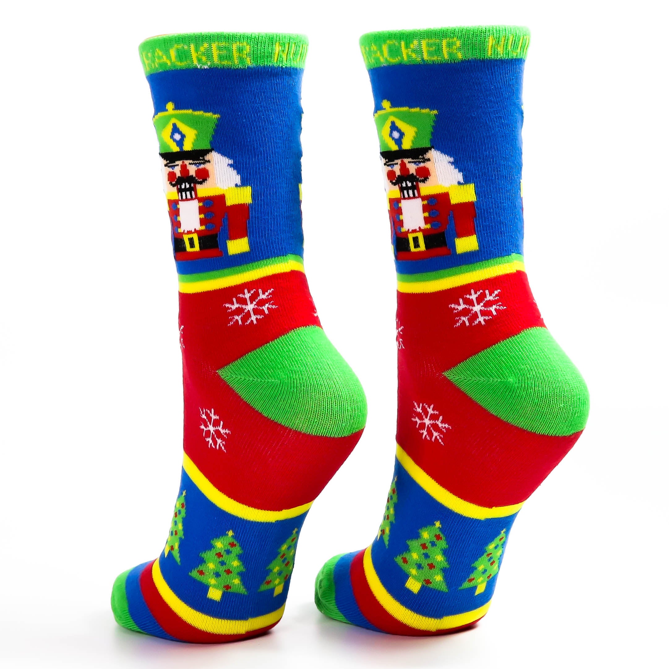 Multicolor Christmas Nutcracker Light Weight Sock — Nutcracker Ballet Gifts