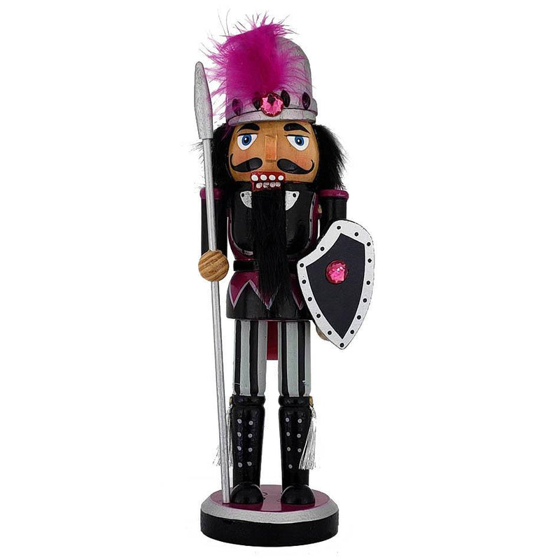 Knight Nutcracker Black Purple Costume and Shield 10 inch - Nutcracker Ballet Gifts