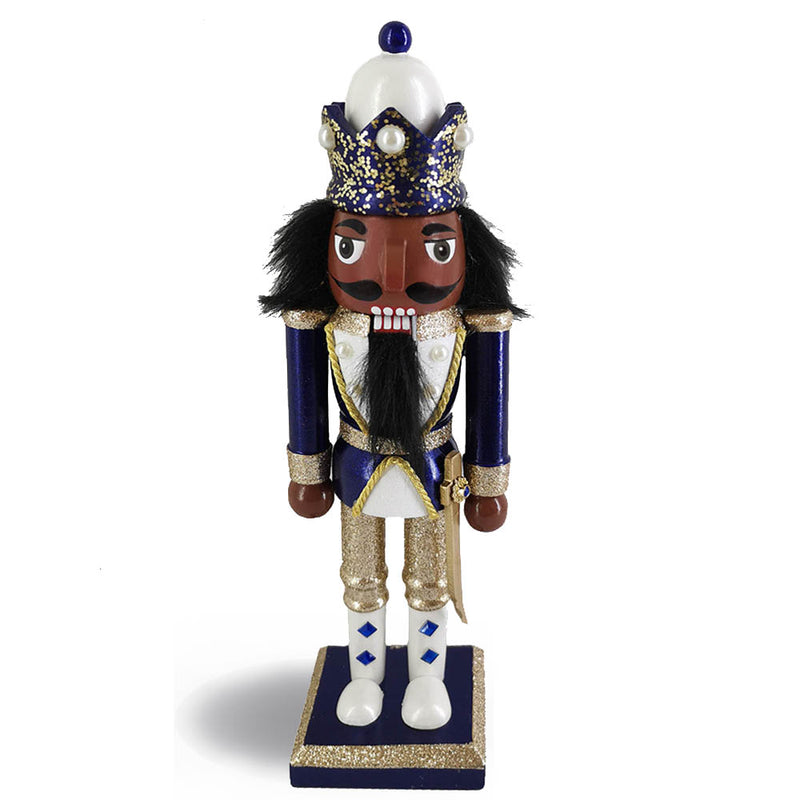 Navy African American Christmas Nutcracker