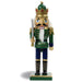Traditional King Nutcracker Green and Bejeweled Crown 10 inch-Nutcracker Ballet Gifts