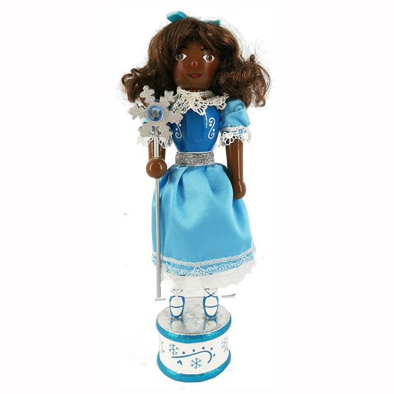 African American Snow Fantasy Clara Nutcracker 10 inch - Nutcracker Ballet Gifts