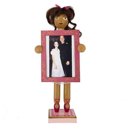 African American Clara Nutcracker with Picture Frame 12 inch - Nutcracker Ballet Gifts