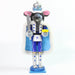 Rat King Snow Scene Nutcracker in Blue and White with Cape and Cheese-Nutcracker Ballet Gifts