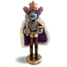 Mouse King Nutcracker in Gold Leaf and Purple Cape 14 Inch-Nutcracker Ballet Gifts