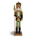 King Nutcracker with Maroon Velvet Jacket and Scepter 15 inch-Nutcracker Ballet Gifts