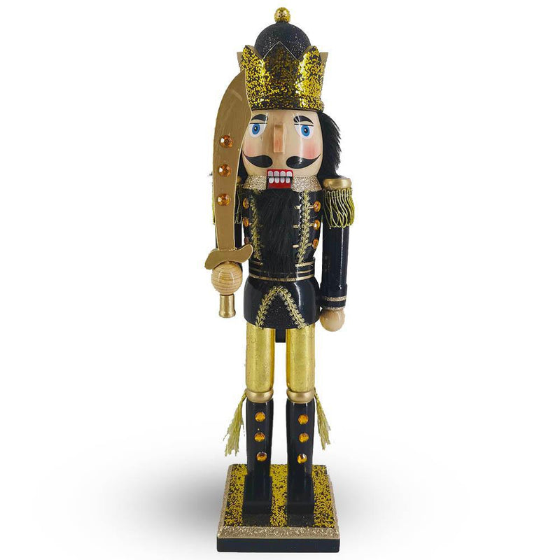 Black and Gold Christmas Nutcracker King - Nutcracker Ballet Gifts