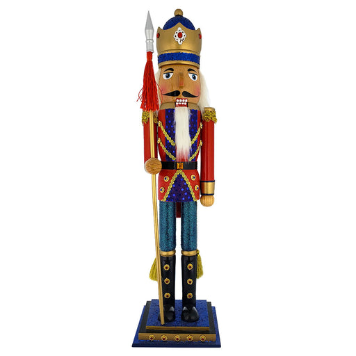 Soldier Nutcracker with Gold and Red Jacket and Gold Crown 20 inch - Nutcracker Ballet Gifts