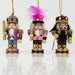 Stubby King and Soldier Ornament Set of 3 in 4 inch - Nutcracker Ballet Gifts