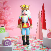 King Plush Nutcracker with Gold and Yellow Crown 14 inch - Nutcracker Ballet Gifts