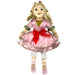 Clara Plush Doll in Soft Pink Satin Dress and Red Bow 14 inch - Nutcracker Ballet Gifts