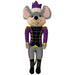 Plush Mouse King Doll with Royal Purple Jacket and traditional Crown 12 inch - Nutcracker Ballet Gifts