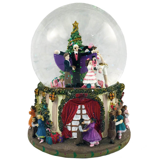 Elf With Gifts On A Sled Hurricane Lantern Christmas Snow Globe - 24cm |  Ornaments | Buy online from The Christmas Warehouse