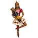 African American Clara on Pointe with Nutcracker Ornament 4 inch - Nutcracker Ballet Gifts