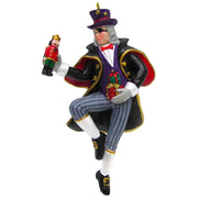 Uncle Drosselmeyer Resin Ornament with Nutcracker 4 inch - Nutcracker Ballet Gifts