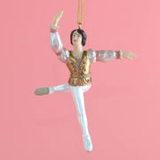 Rose Gold Prince Resin Ornament 4 inch - Nutcracker Ballet Gifts