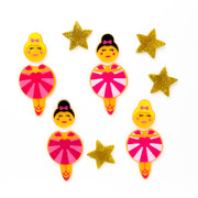 Tiny Dancer Gel Gem Window Clings - Nutcracker Ballet Gifts