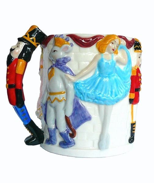 Unique Molded Nutcracker Character Ceramic Mug - Nutcracker Ballet Gifts