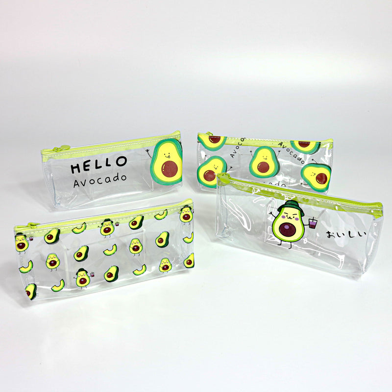 Avocado See Through Pencil Case Set of 4 - Nutcracker Ballet Gifts