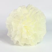 Tissue Pom-Pom 12 Inch Cream 4 pack - Nutcracker Ballet Gifts