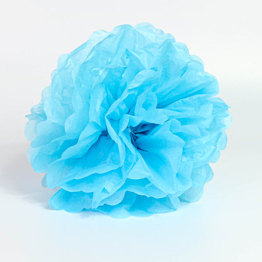 Tissue Pom-Pom 12 Inch Light Blue 4 pack - Nutcracker Ballet Gifts