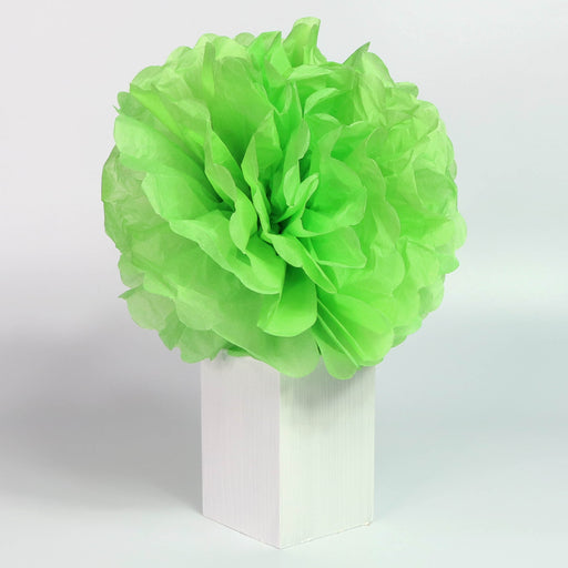 Tissue Pom-Pom 12 Inch Lime 4 pack - Nutcracker Ballet Gifts