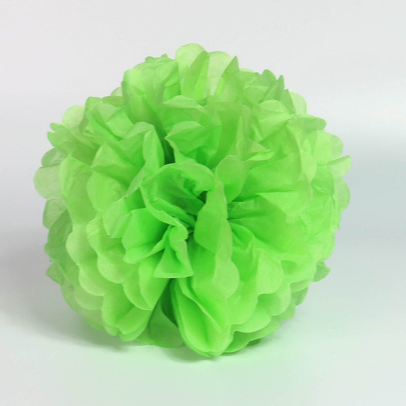 Tissue Pom-Pom 12 Inch Lime 4 pack - Nutcracker Ballet Gifts